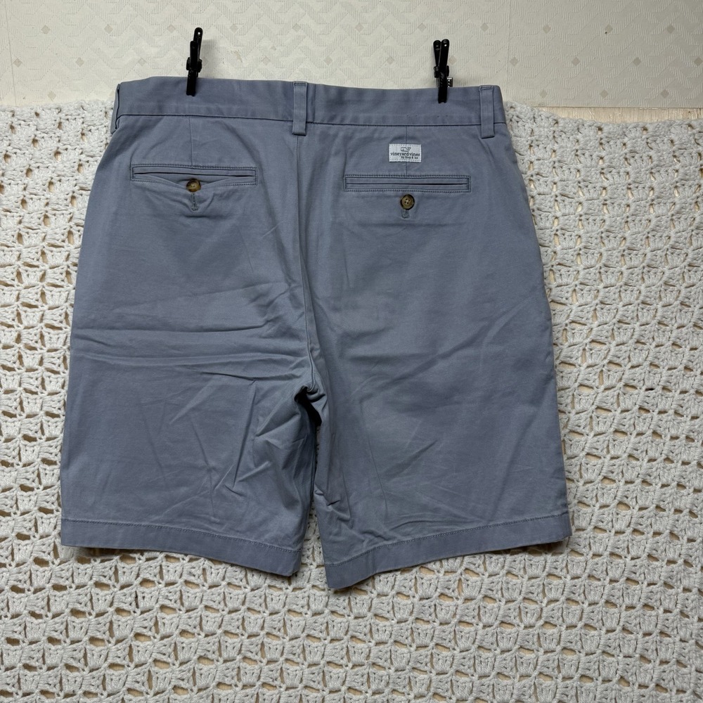 Vineyard Vines Chino Shorts Men Size 31 Flat Front Casual Cotton Blend